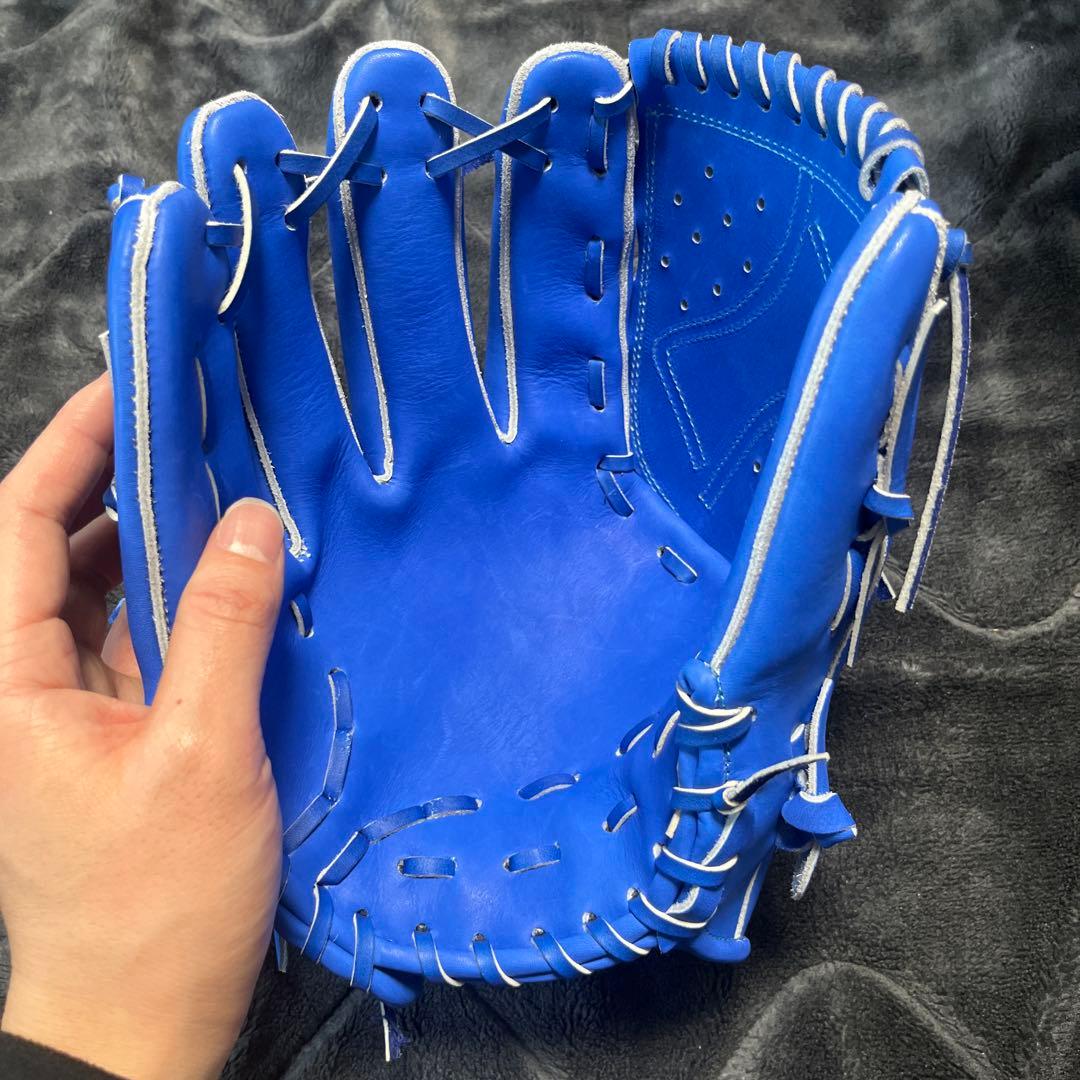 タマザワ 軟式グローブ 青　左投げ