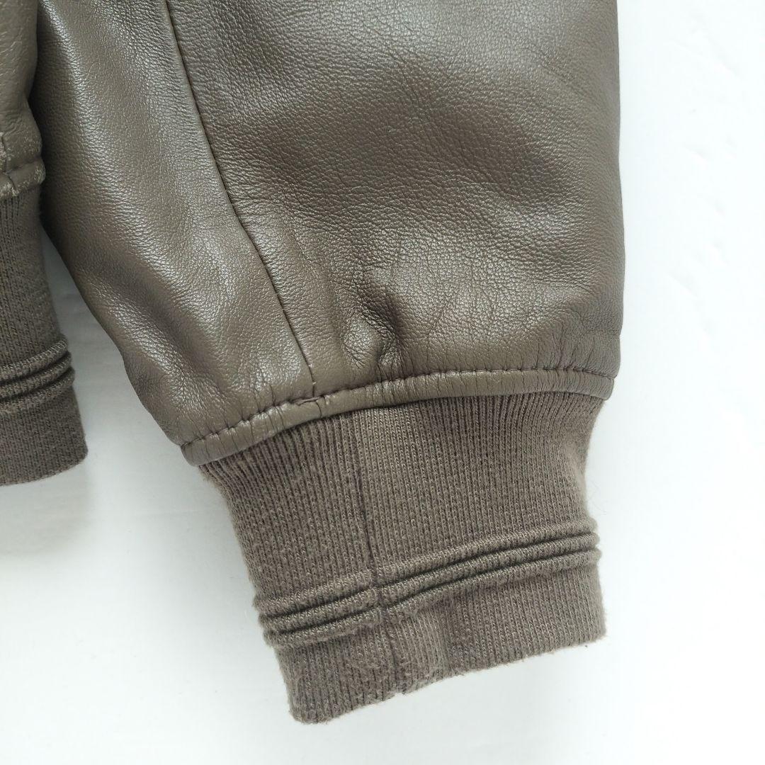 ドフジェーソン ラムスキン レザージャケット トープ【Ｌ】