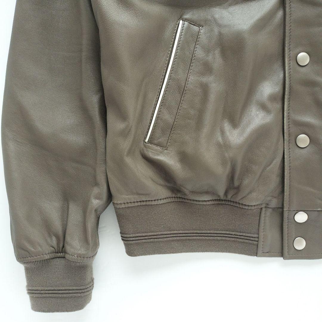 ドフジェーソン ラムスキン レザージャケット トープ【Ｌ】