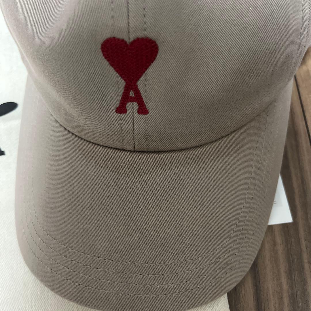 アミパリス キャップ ハート刺繍