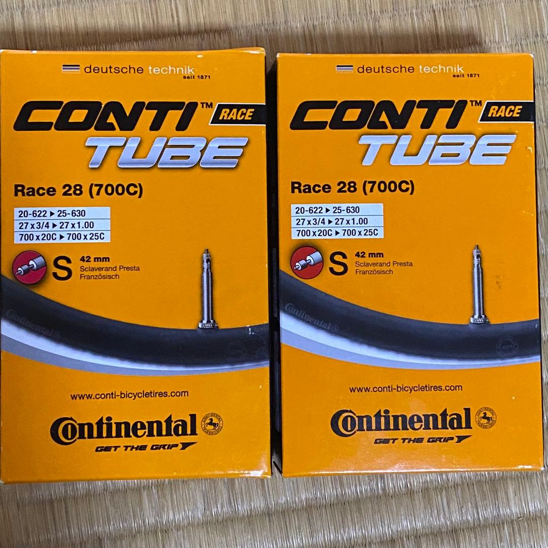 新品　コンチネンタルGP5000 25C クリンチャー チューブ付