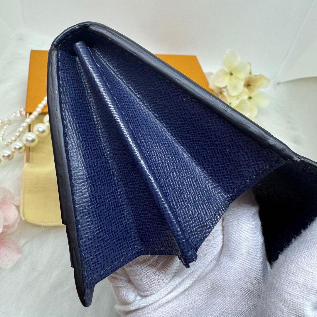 ルイヴィトン エピ ポルトフォイユ サラ 長財布 ブルー ネイビー 新型