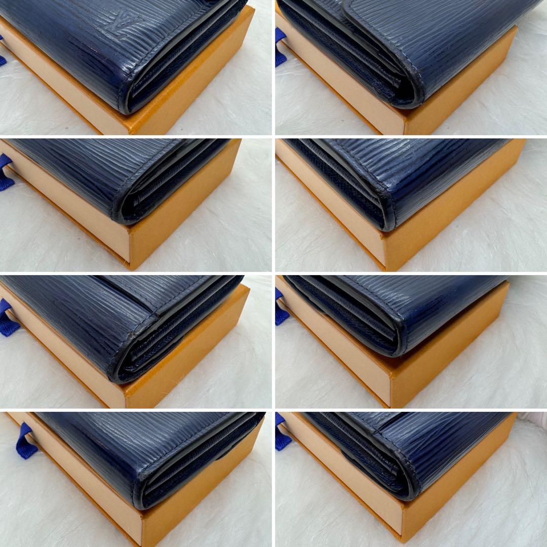 ルイヴィトン エピ ポルトフォイユ サラ 長財布 ブルー ネイビー 新型