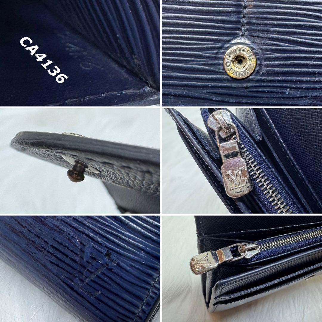 ルイヴィトン エピ ポルトフォイユ サラ 長財布 ブルー ネイビー 新型