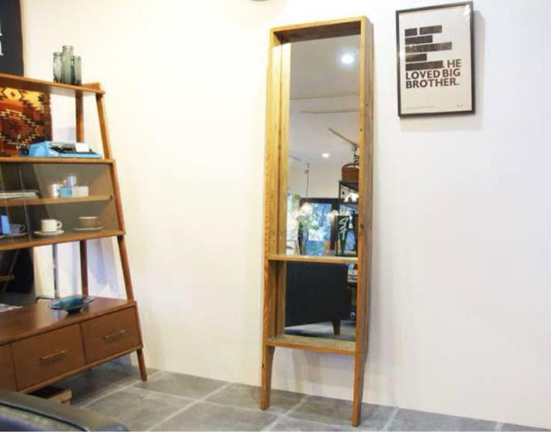 ジャーナルスタンダードファニチャー　鏡　オールドエルム