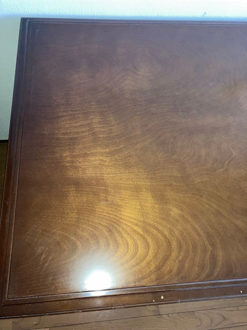 桜材　プレジデントデスク　社長デスク　アンティーク　ビンテージ　昭和レトロ