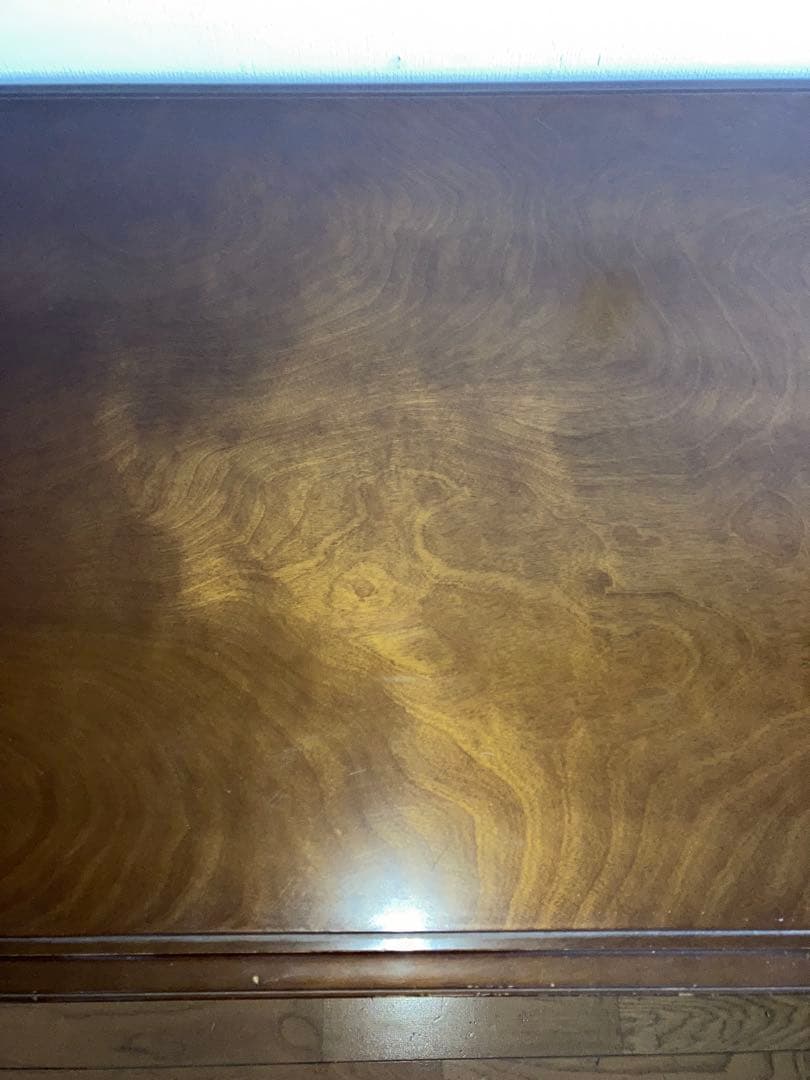 桜材　プレジデントデスク　社長デスク　アンティーク　ビンテージ　昭和レトロ