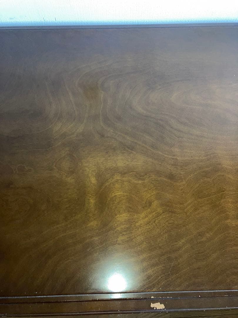 桜材　プレジデントデスク　社長デスク　アンティーク　ビンテージ　昭和レトロ