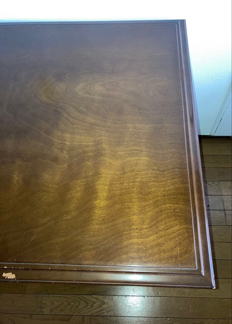 桜材　プレジデントデスク　社長デスク　アンティーク　ビンテージ　昭和レトロ