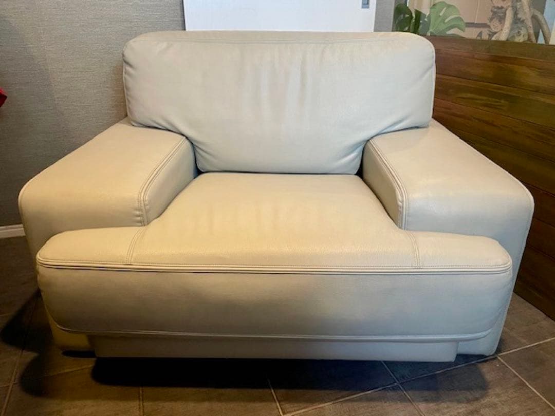 美品■maruniマルニ■ワイドシングルソファー/ラウンジアームソファー/1人掛