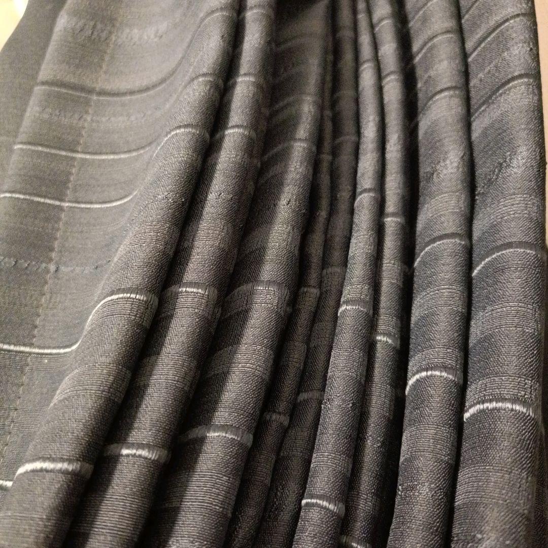 KEYUCA　オーダー　ドレープカーテン レースカーテン　ダークブルー（腰高）