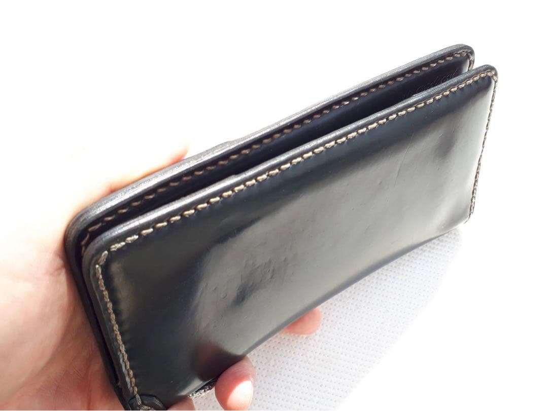 最終※フラットヘッド 最高級 コードバン レザー 925 コンチョ ウォレット