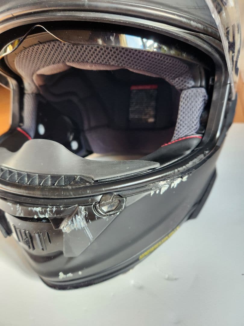 SHOEI フルフェイスヘルメット 黒　ジャンク品 返品不可