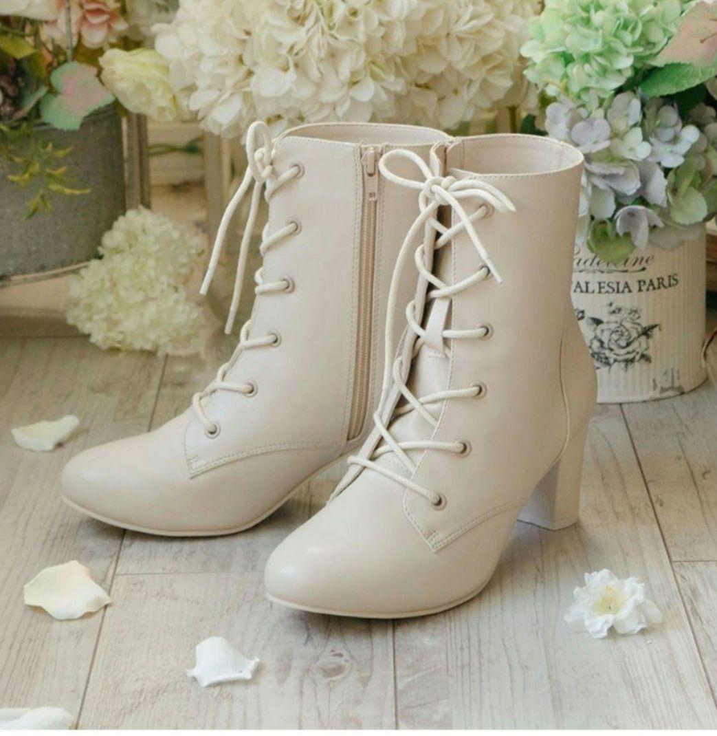 キャサリンコテージ　簡単着付け袴とブーツのセット 160/24.0　髪飾り付き