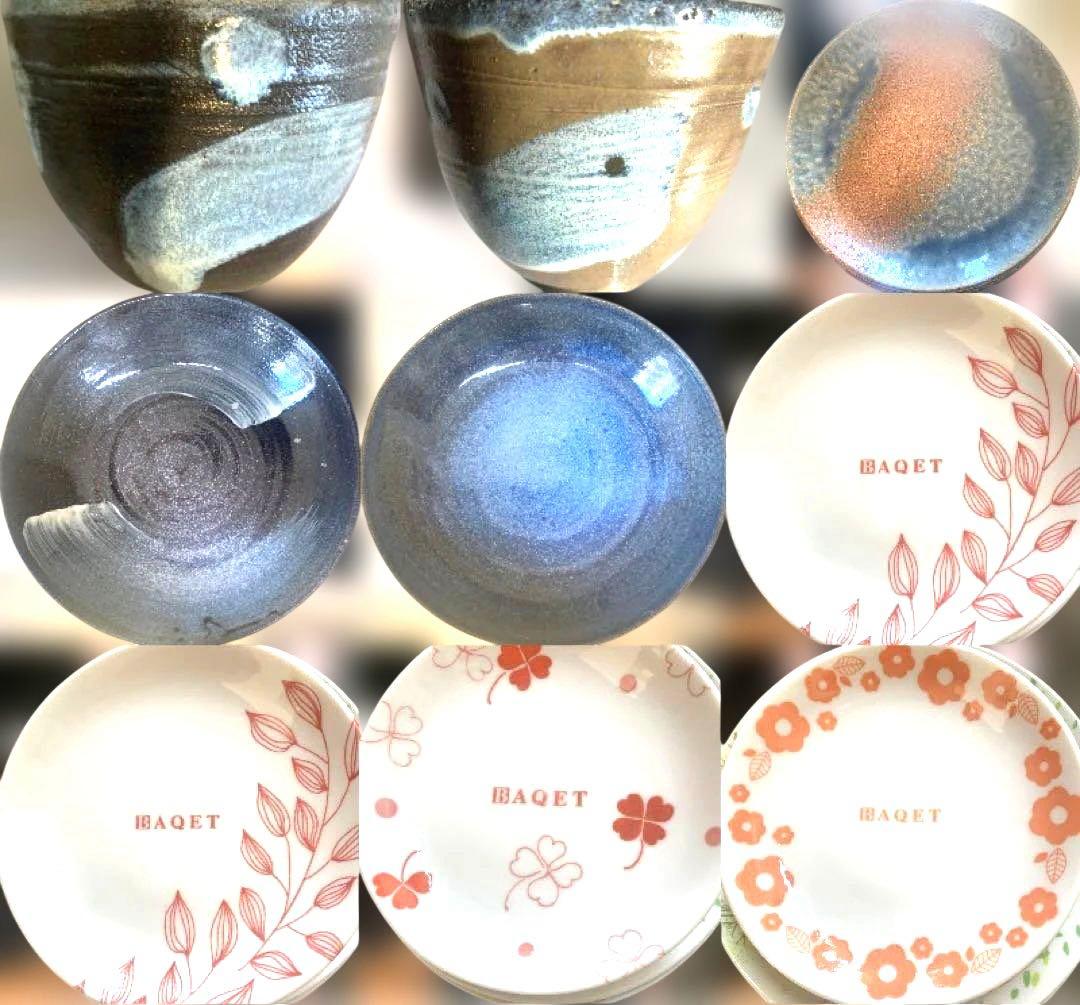 激レア　陶芸家　ブランド　皿　米とぎ侍　ホットケーキプレートセット rare