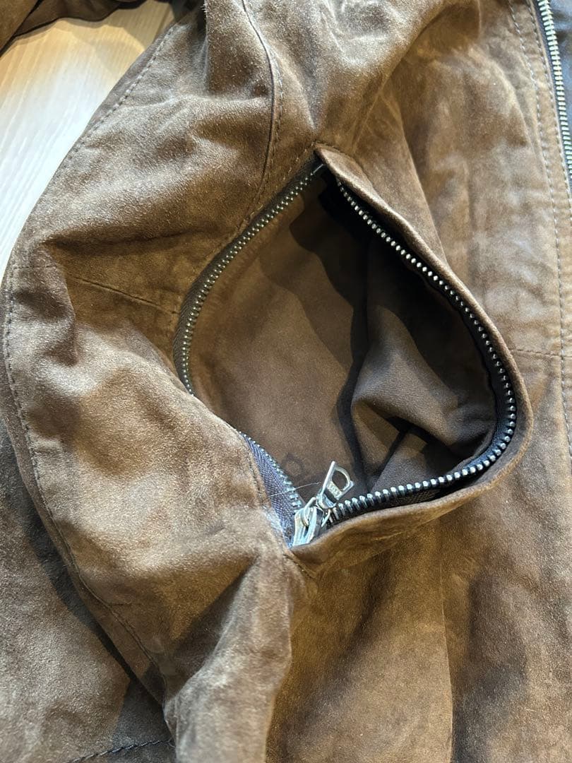 ニールバレット　スエードレザーライダースジャケット イタリア製　XS