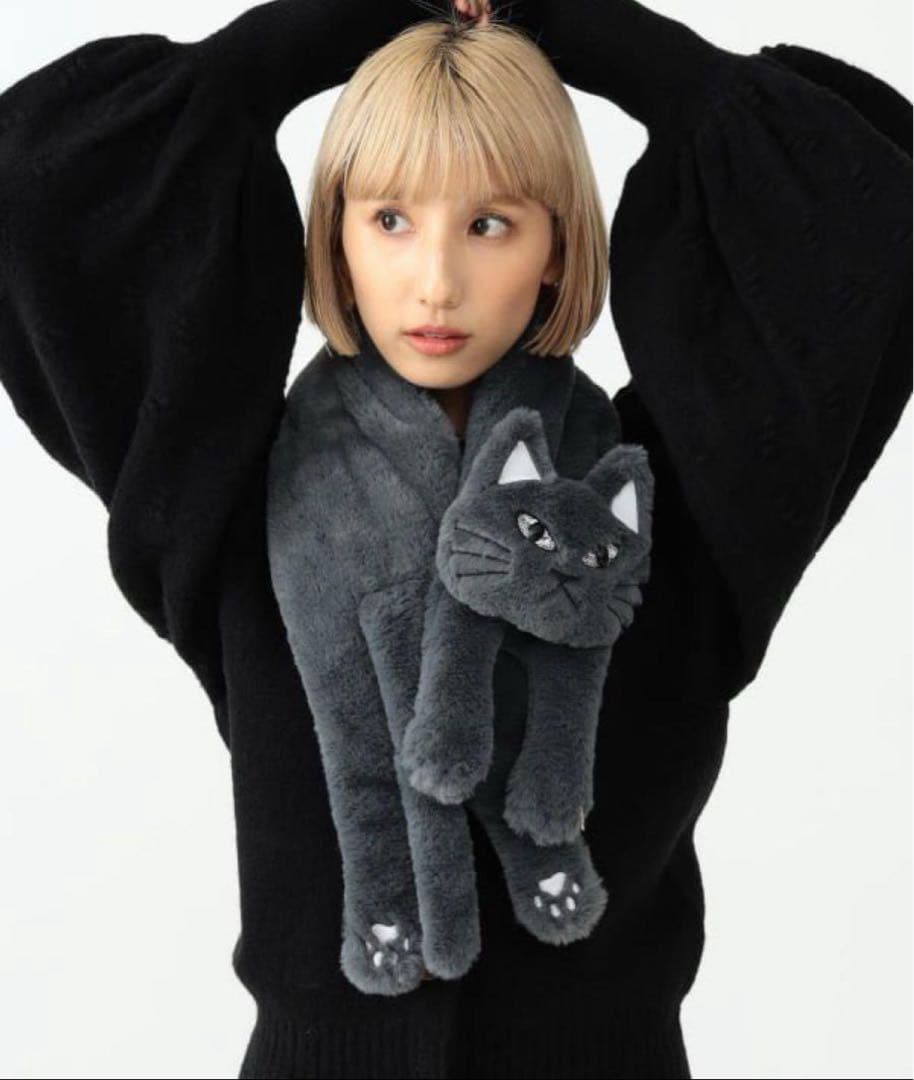 mmts マミタス 猫ティペット マフラー 中川翔子 ネコ CAT