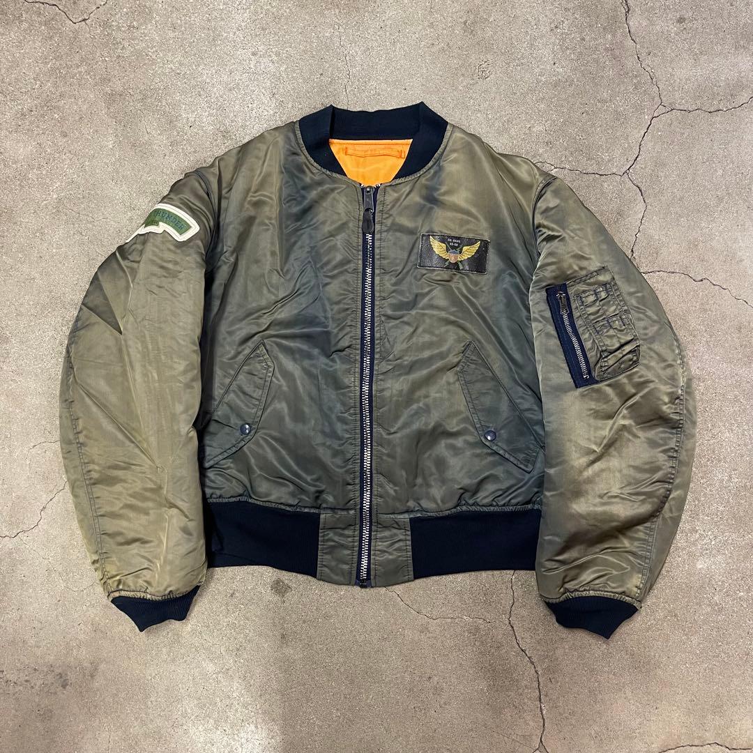 ジャケット・アウター 90s AVIREX ROLLING THUNDER MA-1 XL