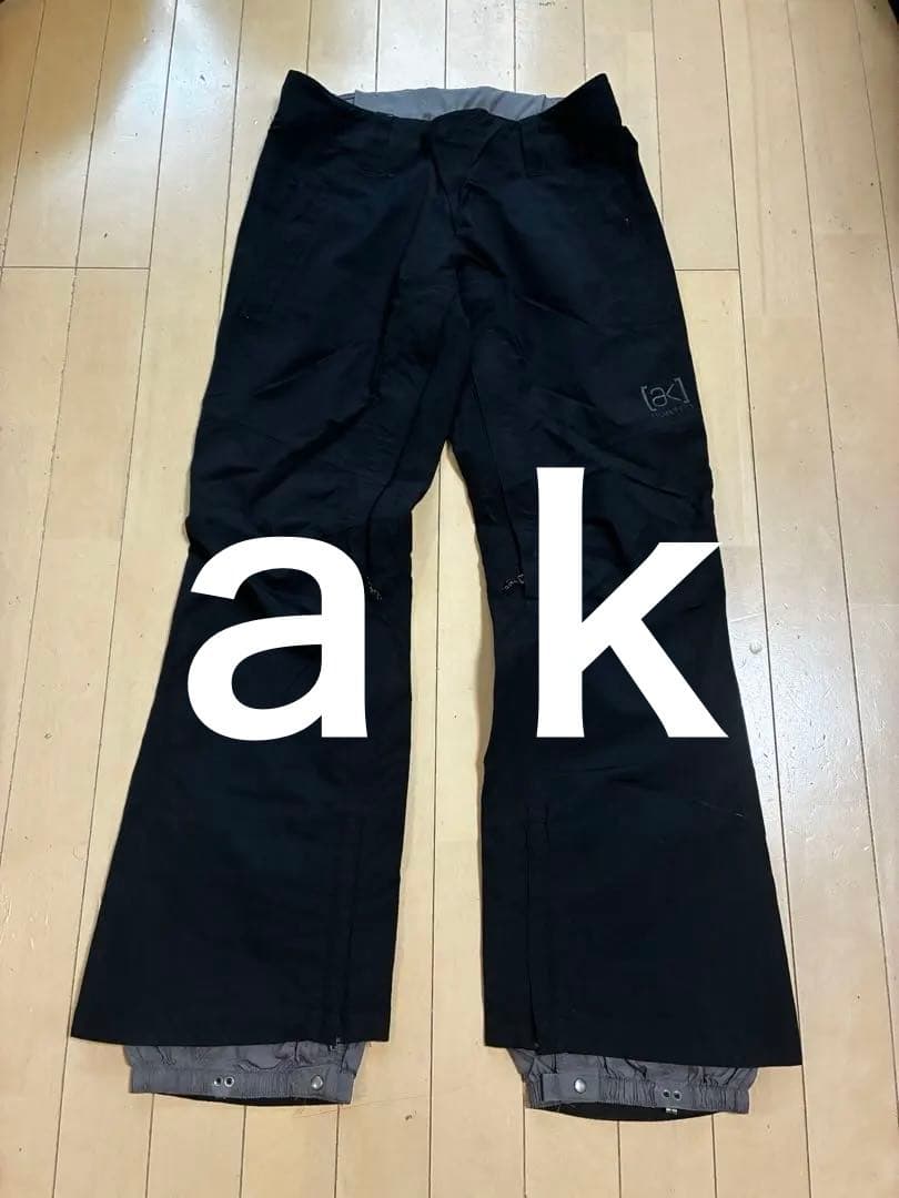[ak] Burton スノーボードパンツ 黒