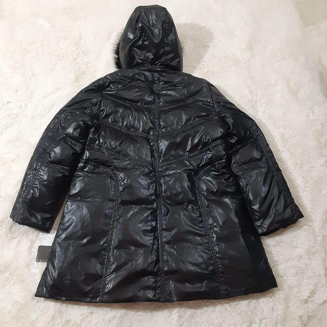 タグ付き新品　大きいサイズLL　ブルーフォックス　ダウンコート　黒　三越デパート