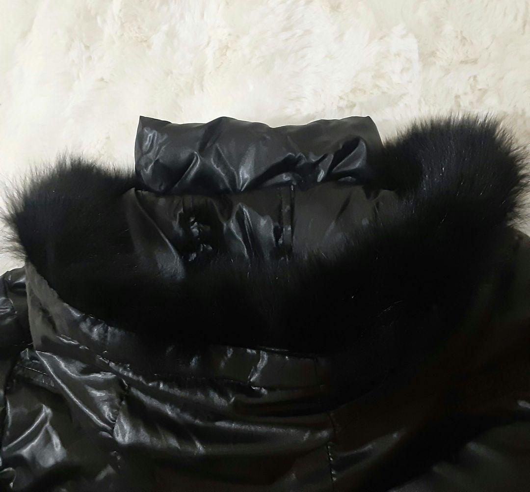 タグ付き新品　大きいサイズLL　ブルーフォックス　ダウンコート　黒　三越デパート