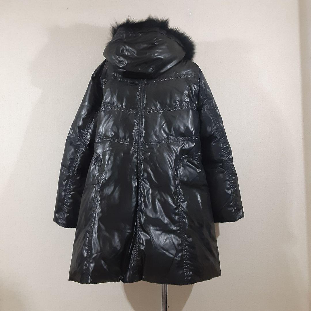 タグ付き新品　大きいサイズLL　ブルーフォックス　ダウンコート　黒　三越デパート