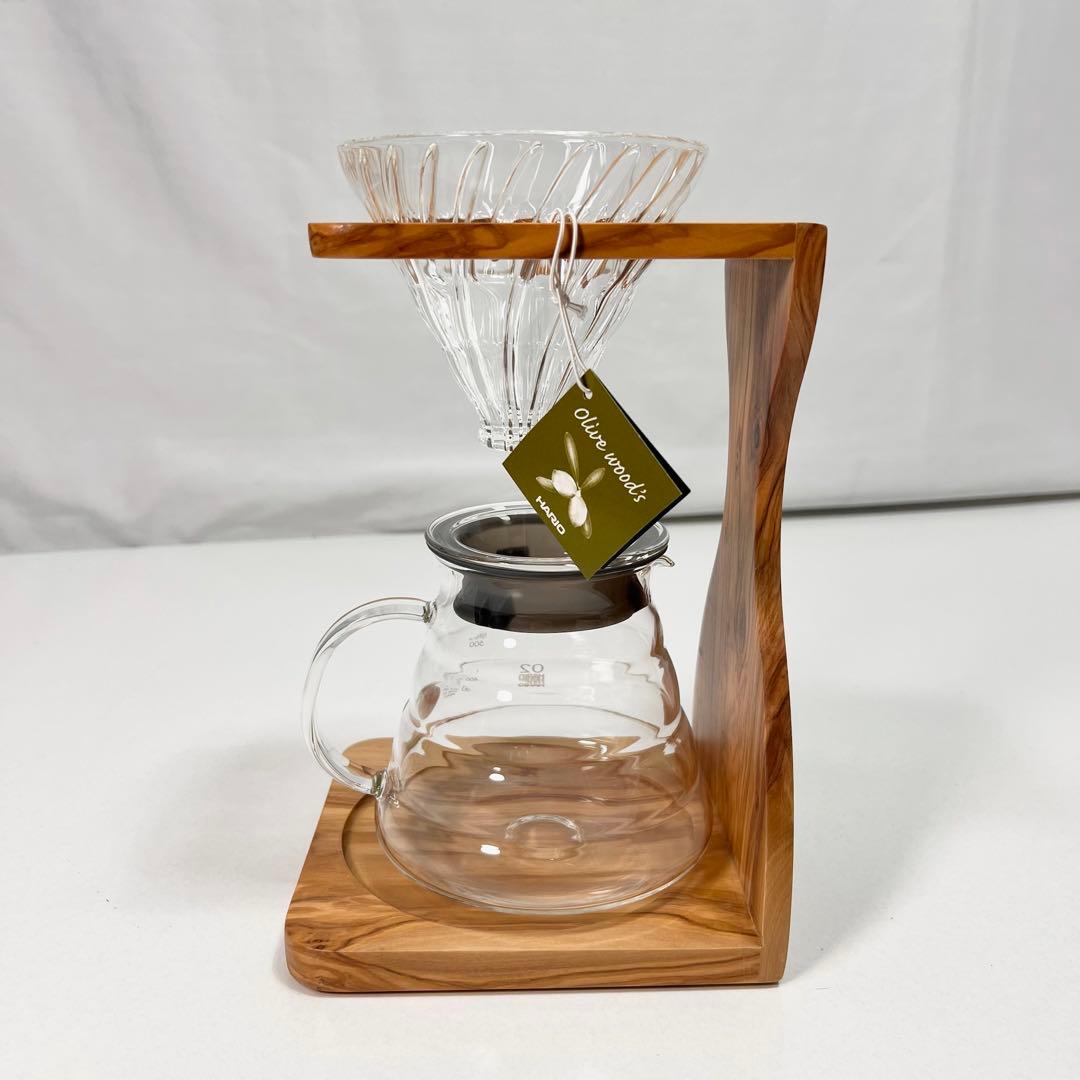 HARIO V60 オリーブウッド スタンドセット 新品未使用