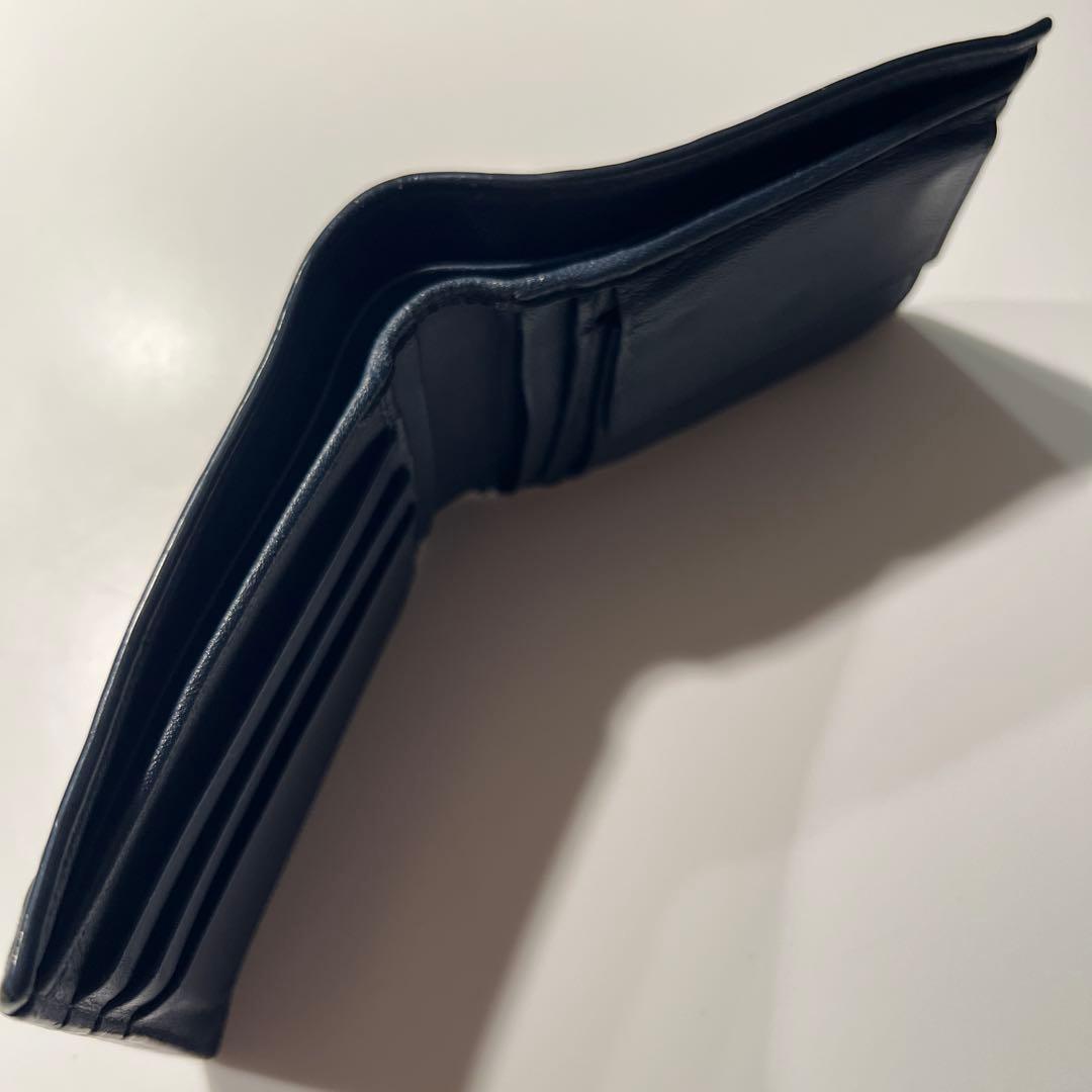 BOTTEGA VENETA ネイビー 二つ折り財布