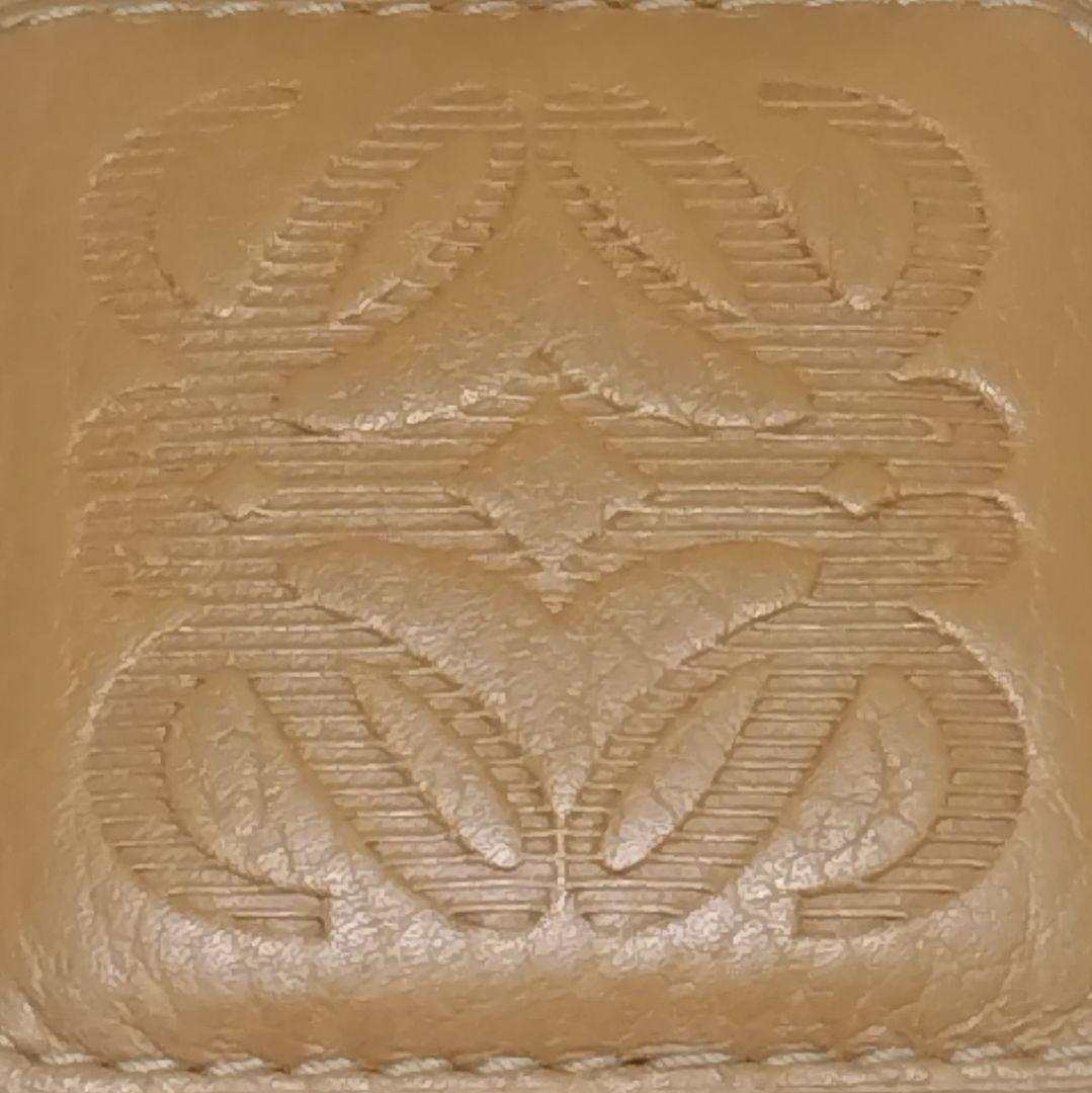 【完売品】 LOEWE ロエベ アナグラム レザー チャーム キーホルダー