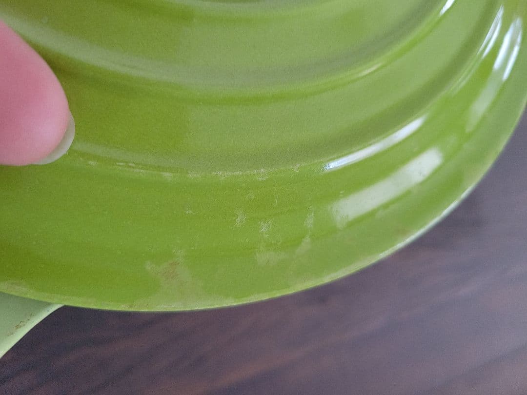 LE CREUSET ルクルーゼ 両手鍋 ココットロンド 20 グリーン