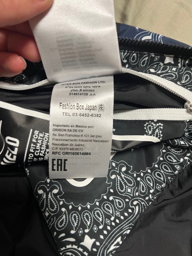 REPLAY バンダナ柄 マウンテンパーカー