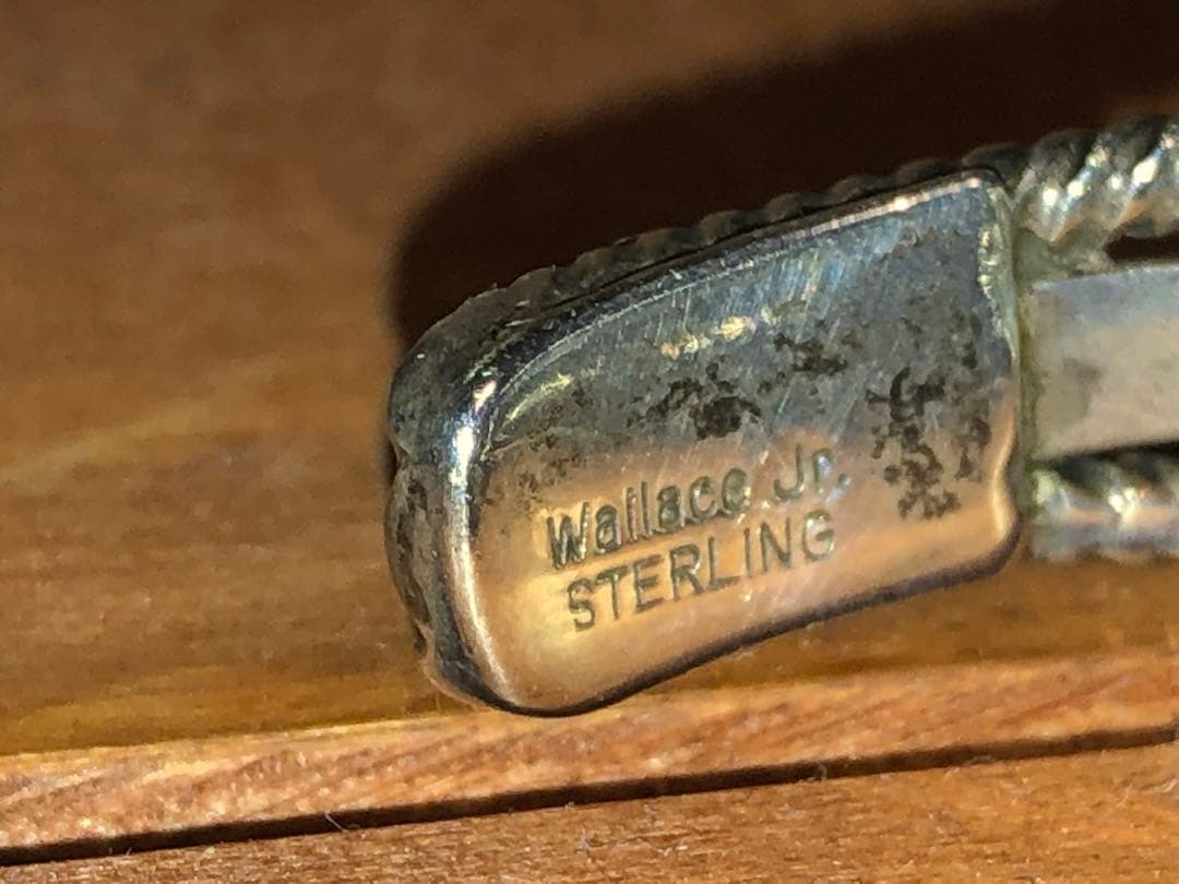 ナバホジュエリー【WallaceYazzie Jr】ターコイズ　バングル