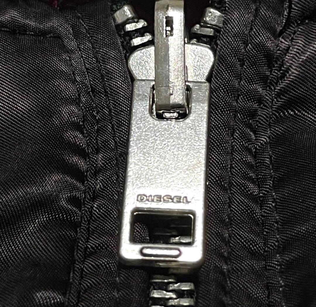 Diesel スカジャン バーガンディ/ブラック