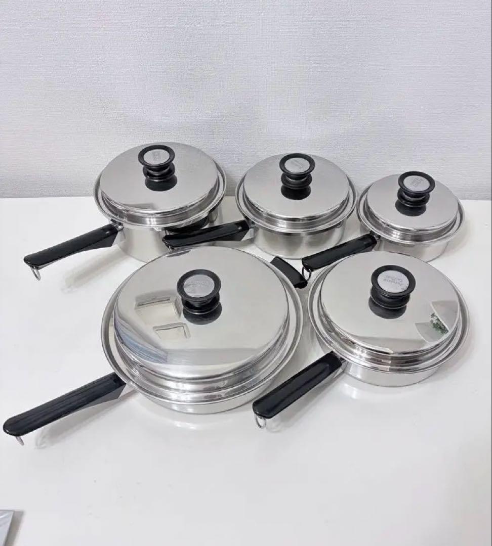 美品　アムウェイ　クイーンクック21ピース鍋セット