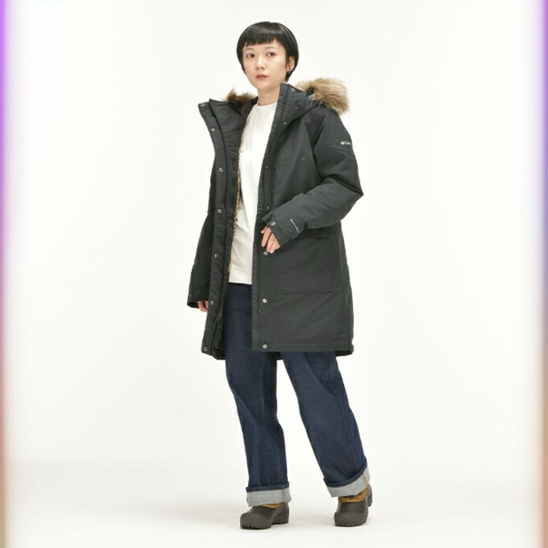 げさ吉　コロンビア ダウンジャケット　レディースロング　オムニヒート　M