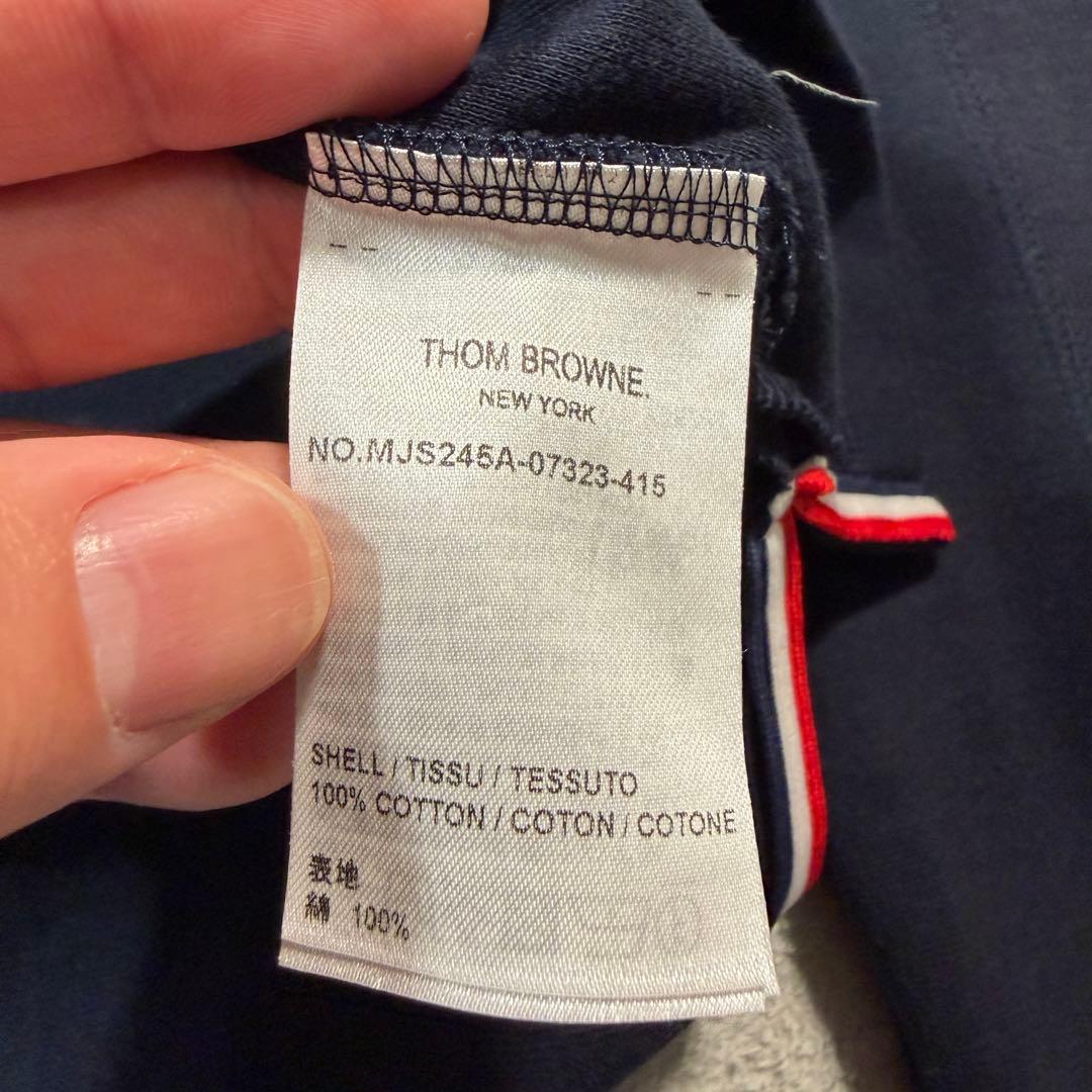 トムブラウン　ロンT MJS245A 07323 415 　ネイビー　1サイズ