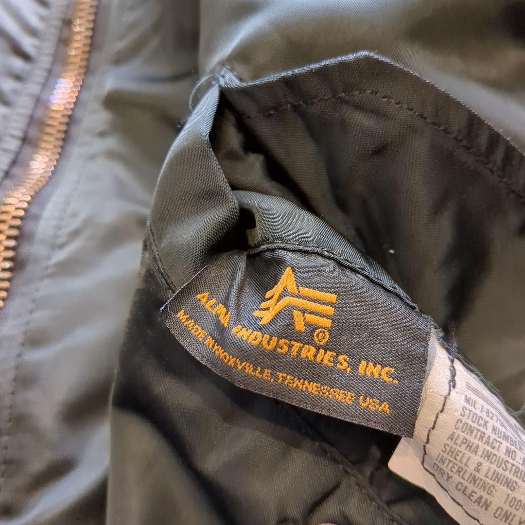 ケ*ャ様 90年代 00年代 美品　ALPHA　アルファ　МＡ1 ブラック　アメ