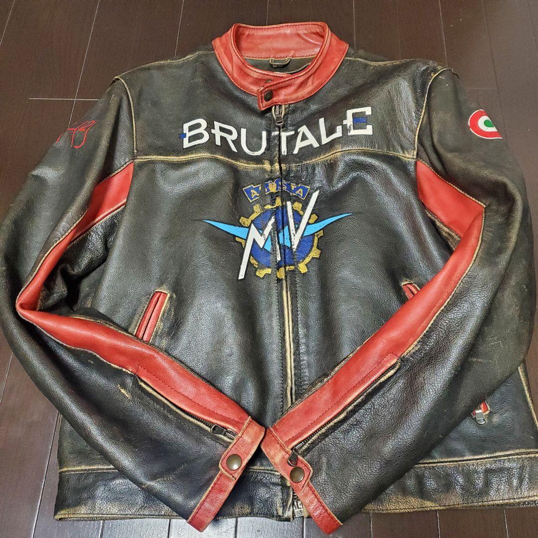 HYDROGEN　　MV AGUSTA ライダースジャケット　肩　肘パッド付き