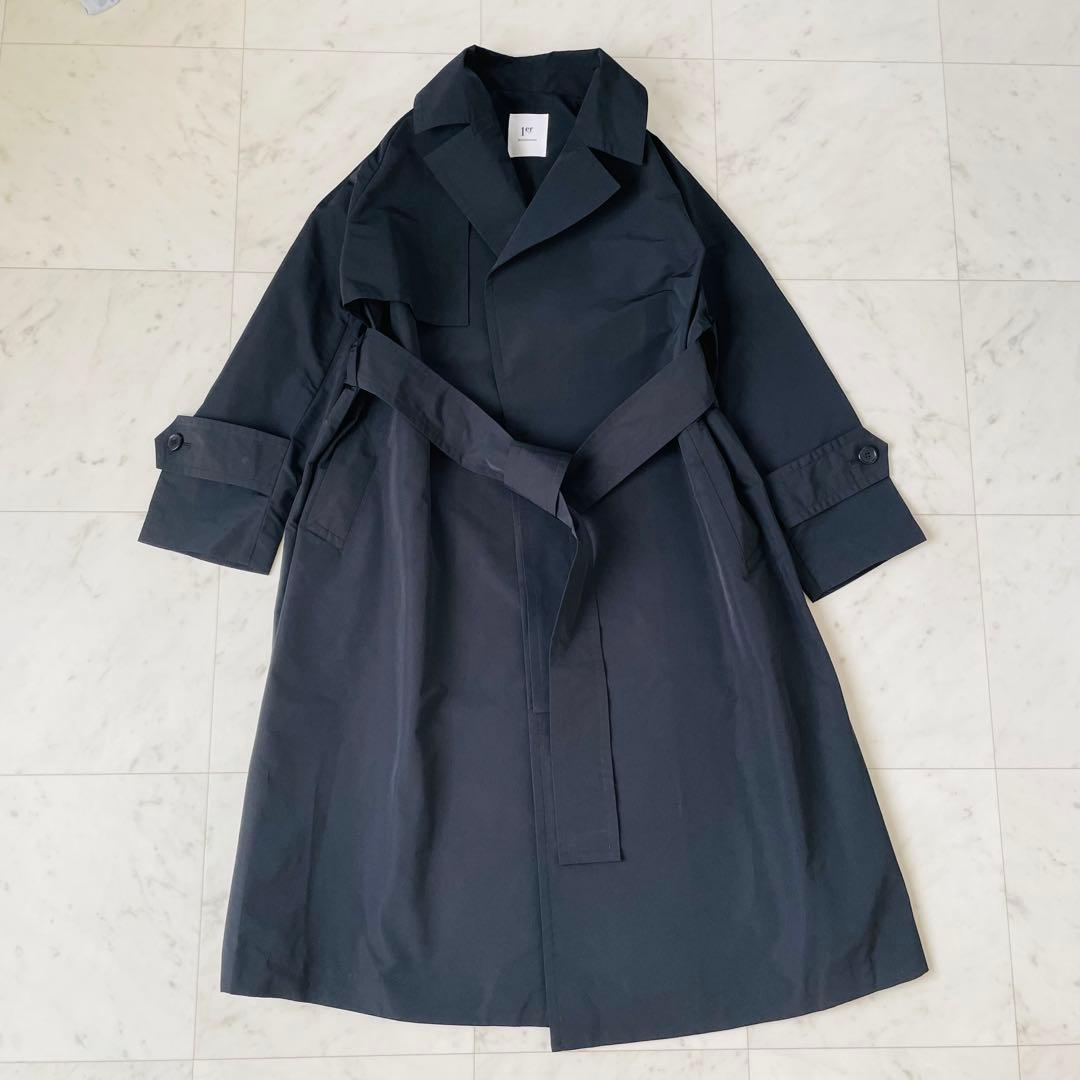 極美品✨24AW✨プルミエアロンディスモン タフタコート ブラック 定価10万