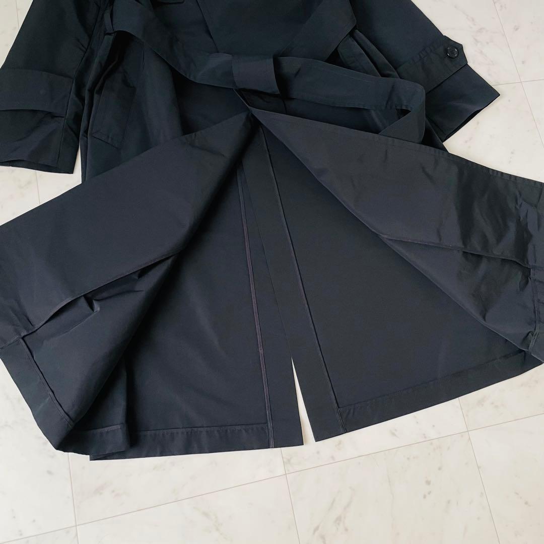 極美品✨24AW✨プルミエアロンディスモン タフタコート ブラック 定価10万