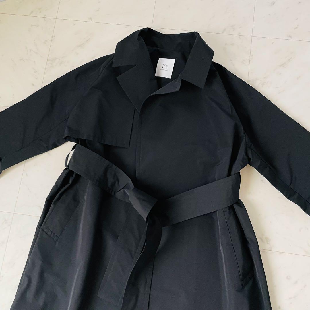 極美品✨24AW✨プルミエアロンディスモン タフタコート ブラック 定価10万
