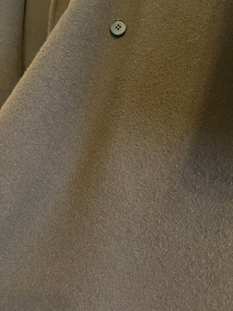 enof wool rever gawn coat ブラウン　サイズ1