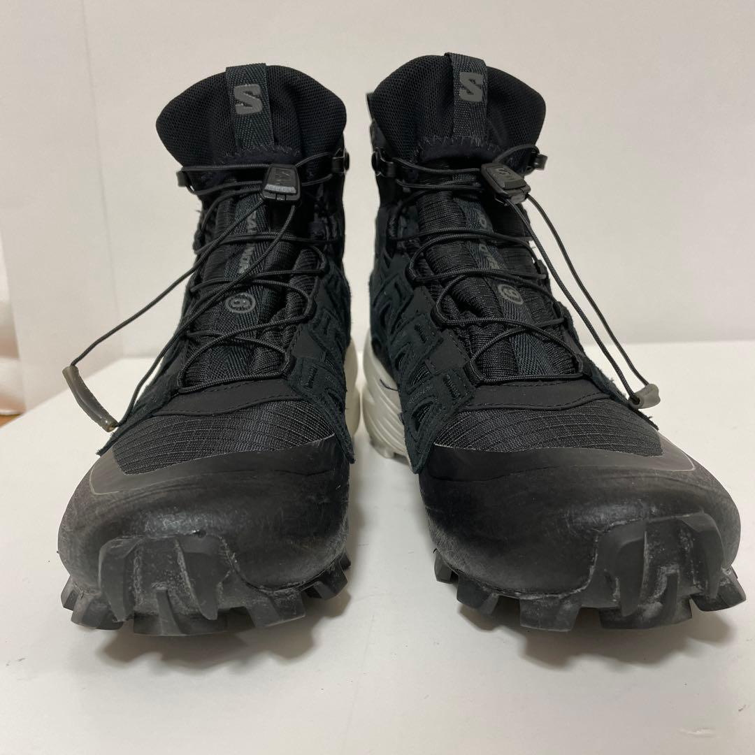 SALOMON MM6 クロスハイ スニーカー 23.5 ブラック 中古