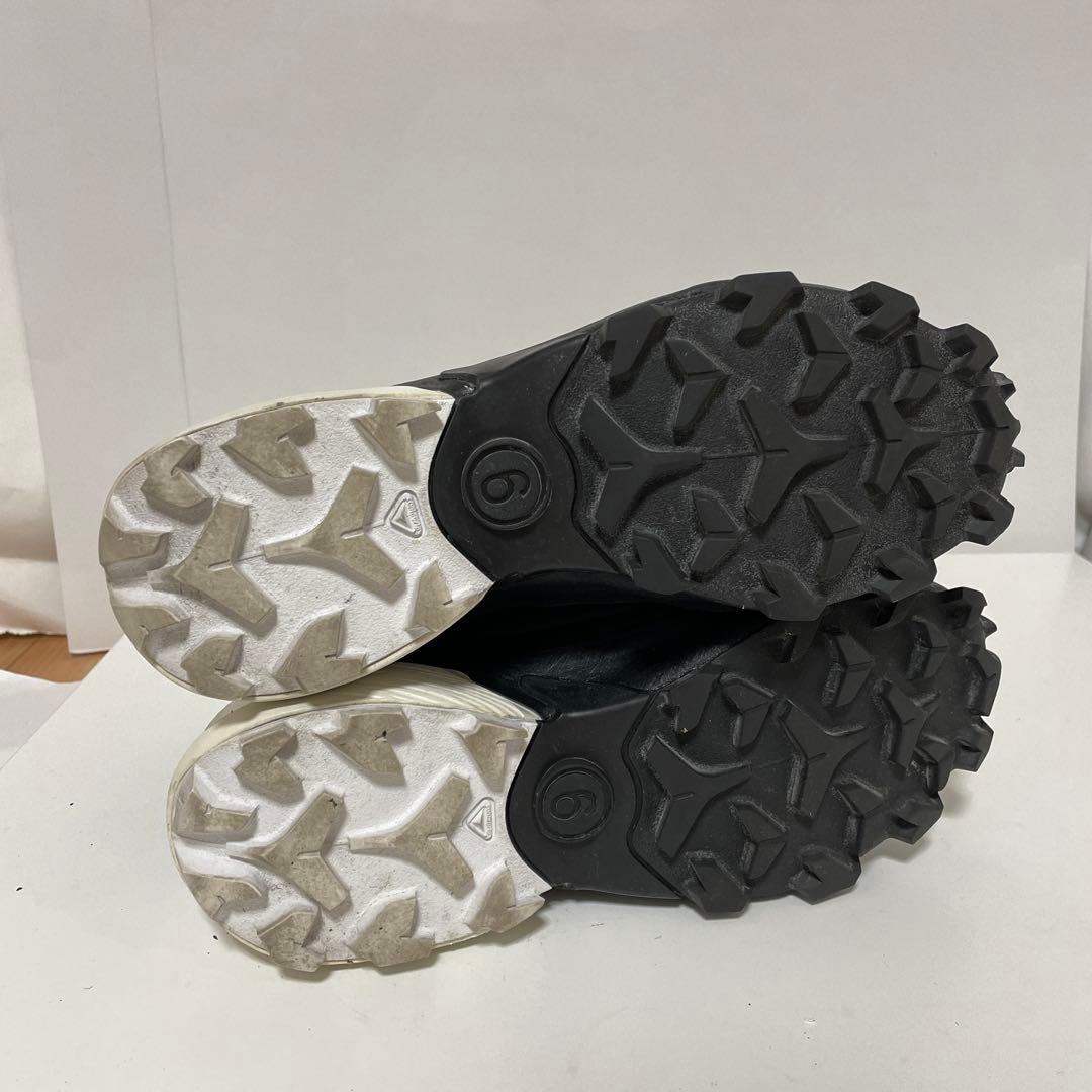 SALOMON MM6 クロスハイ スニーカー 23.5 ブラック 中古