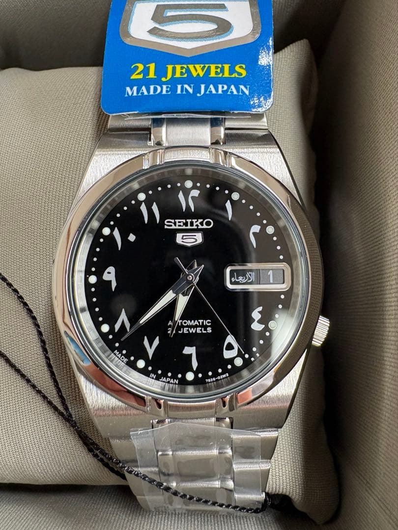 新品未使用 国内未発売 藤原ヒロシ SEIKO 5 セイコー5 アラビック文字盤
