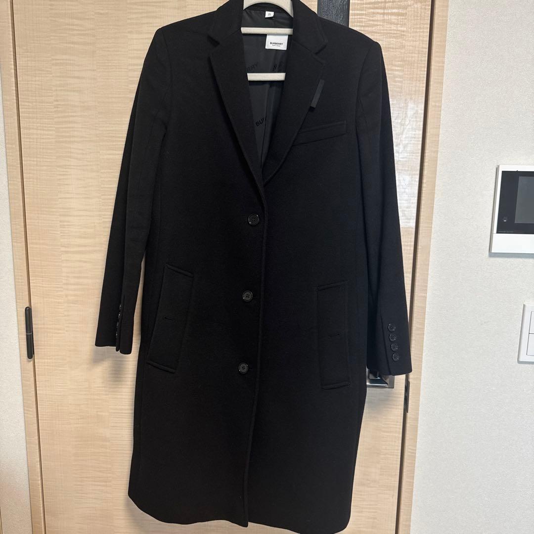 BURBERRY ブラック チェスターコート