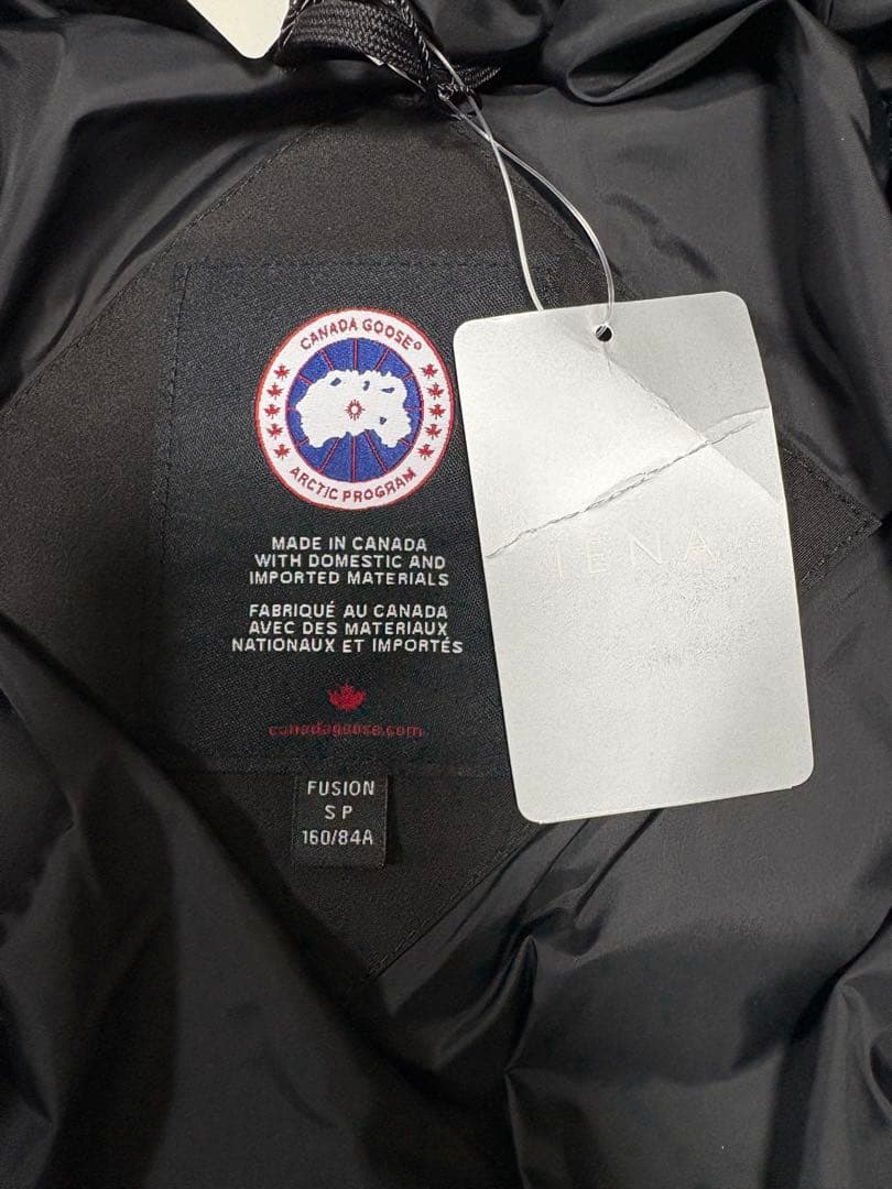 新品未使用　カナダグースCANDA 　シェルバーン 　ダウン　黒　S