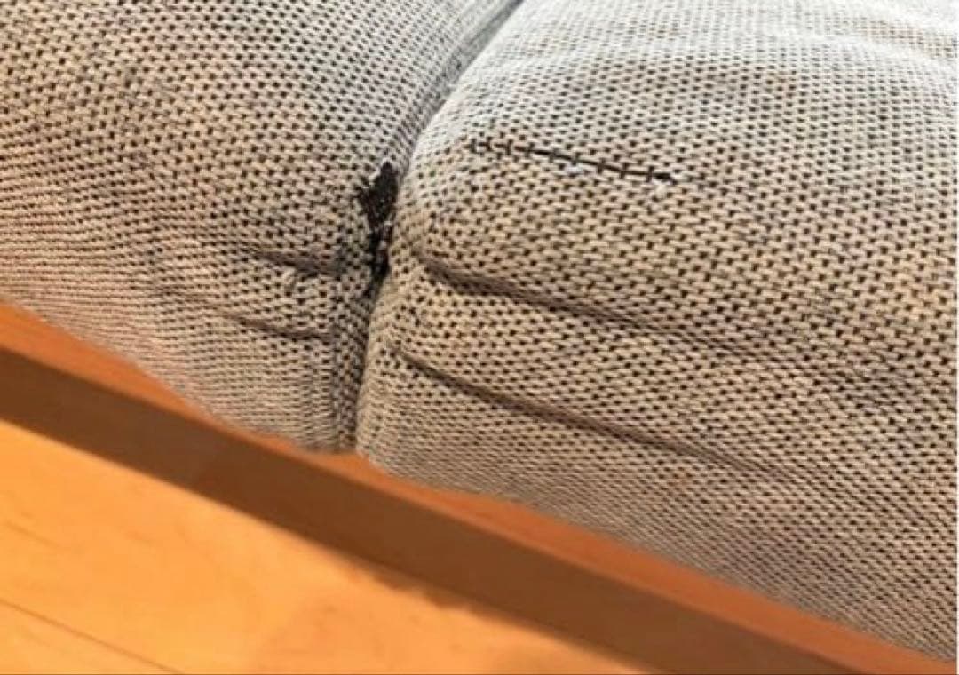 飛騨の家具　日進木工×TWO-ONE STYLE　3人掛けソファ『ブランカ』