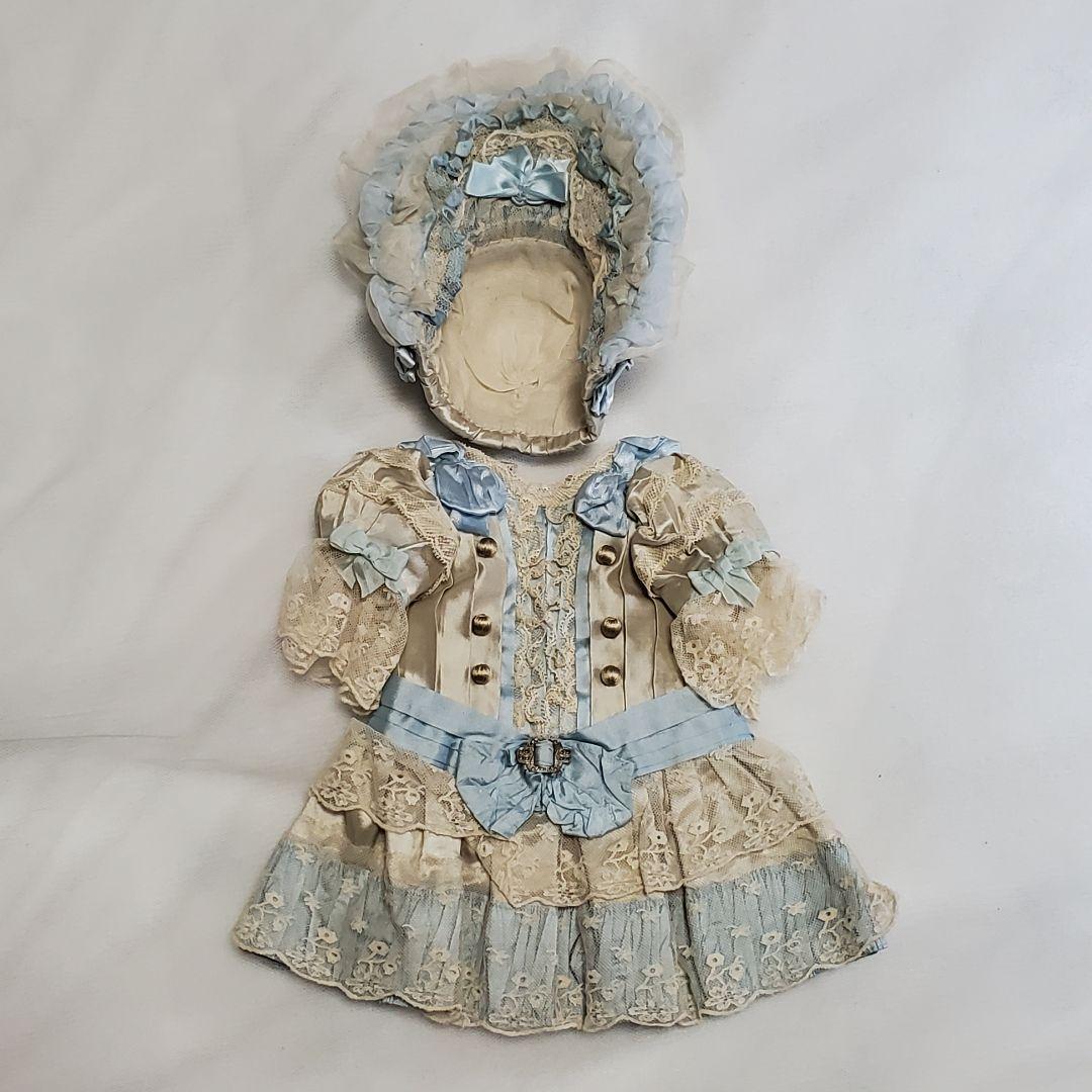 美しいハンドメイド・ドレス★ジュモー等ビスクドール、アンティークドールに