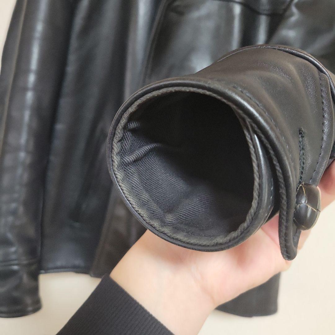 AeroLeathers　エアロレザー　カーコート　ライダース　レザージャケット